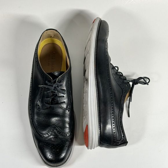 Cole Haan Grand OS Wingtip Oxford Shoes Men’s Size 10.5 M Black C21198 main image 14